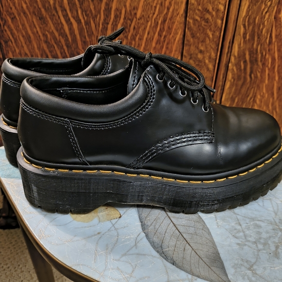 Dr. Martens Platform Shoes Women's Size 9 Black - Picture 3 of 4